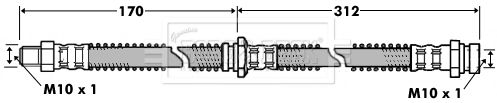 BORG & BECK Jarruletku BBH7420